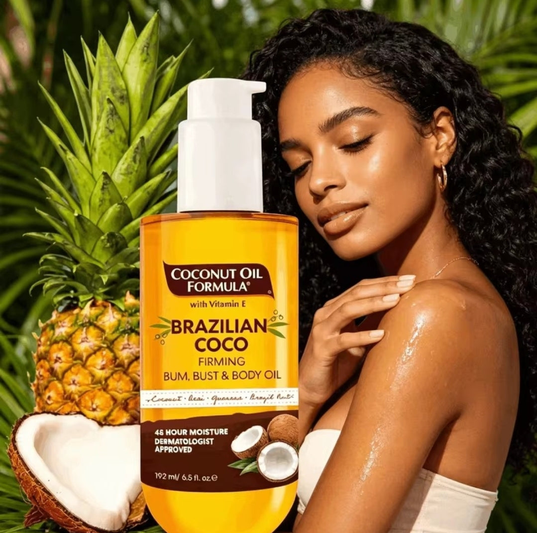 Huile Corporelle Brazilian Coco — Hydratante & Éclatante