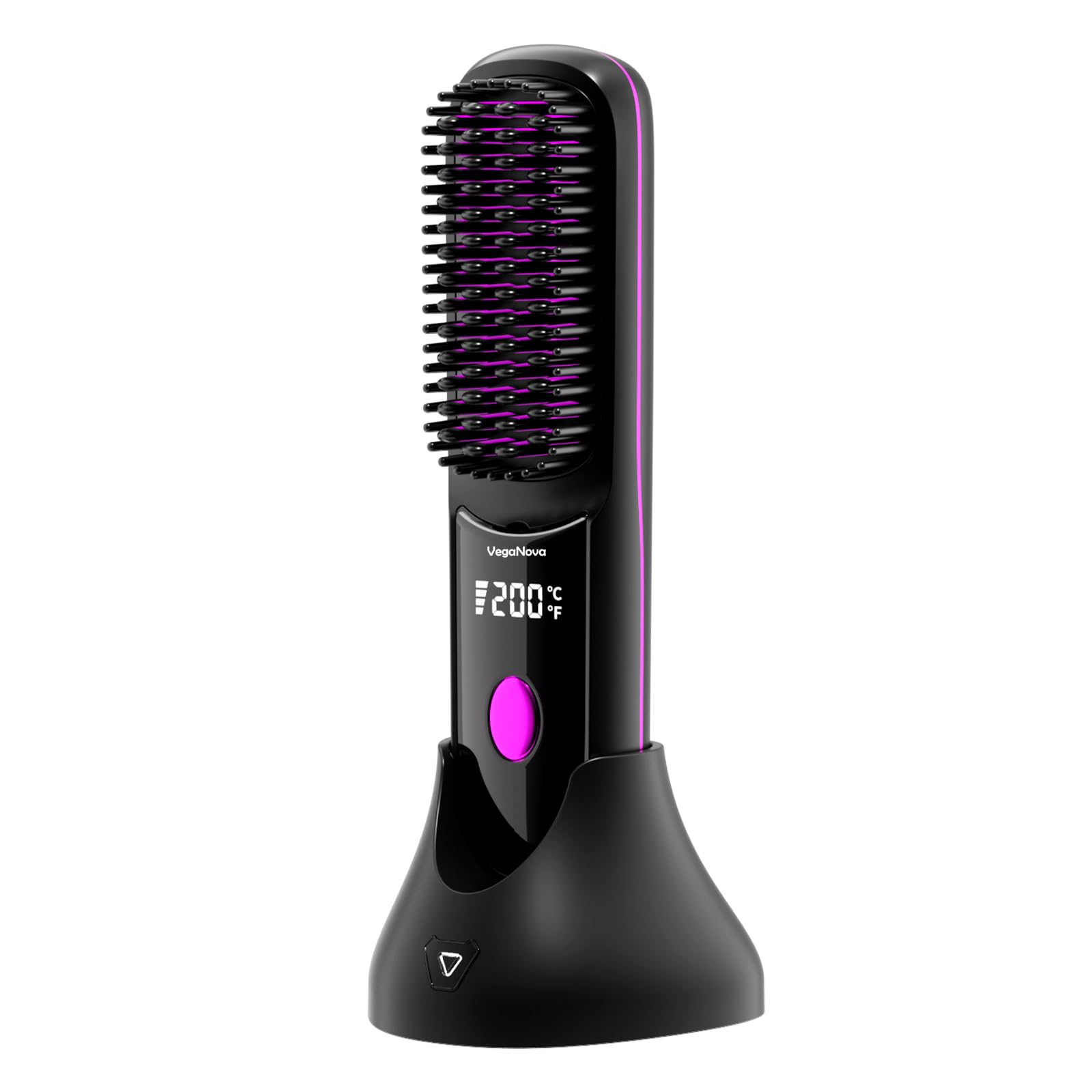 Brosse Lissante Chauffante Sans Fil – Lissage & Brillance Nomade